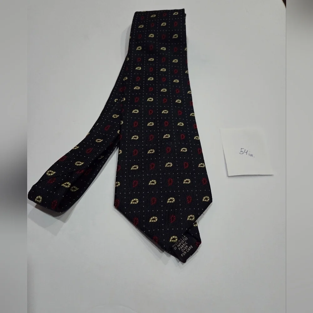 Vtg. Gap Elegant Blue and Gold Men's Tie
